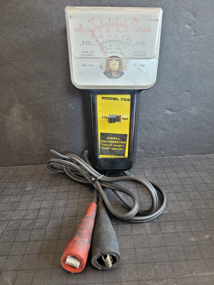 Hanson-Hawk Dwell Tachometer - Model 752 - Untested