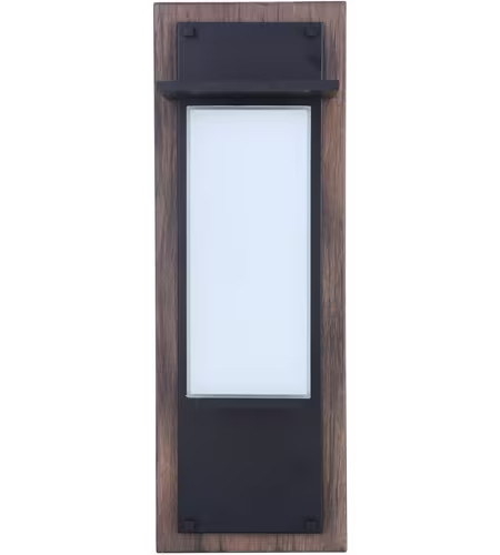 Whiskey Barrel   Midnight LED Outdoor Lantern from the Heights Collection