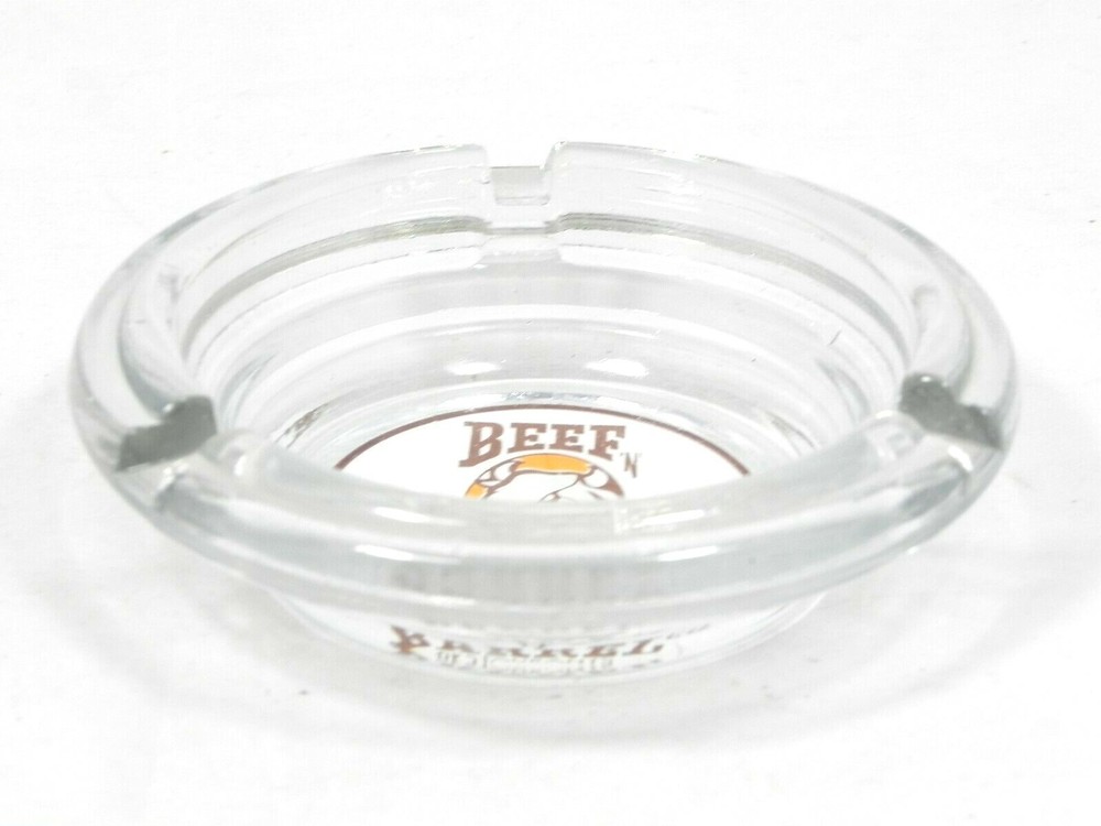 Beef 'N' Barrel Co. Restaurants Glass Ashtray