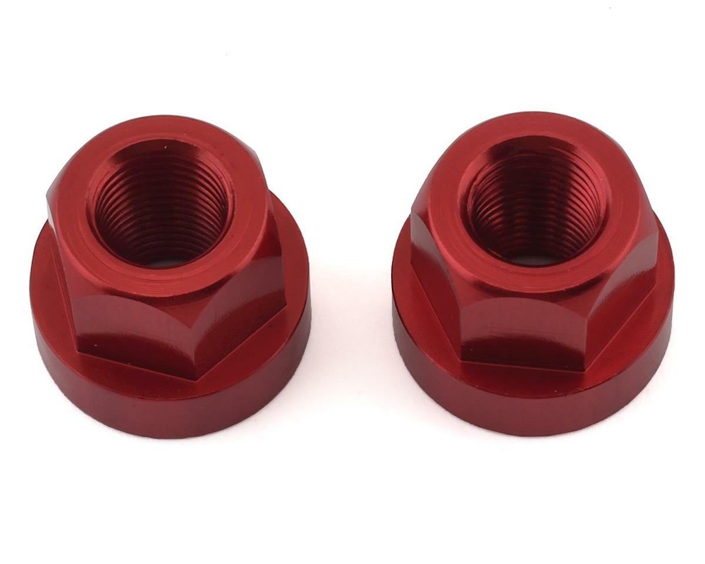 TNT Alloy Axle Nuts (Red) (2)