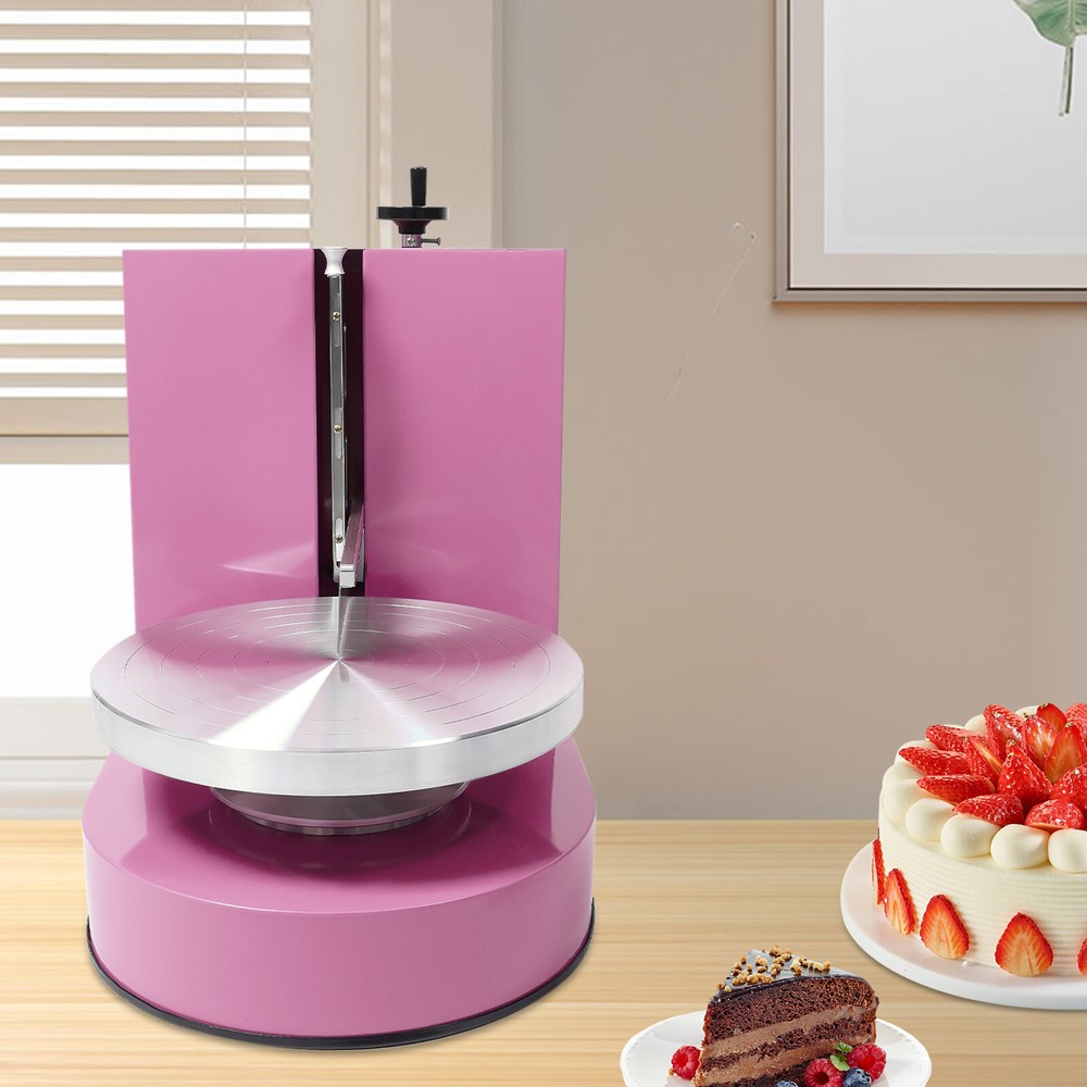Adjustable Cake Cream Spreading Machine Cake Decorating Machine W/LCD Display