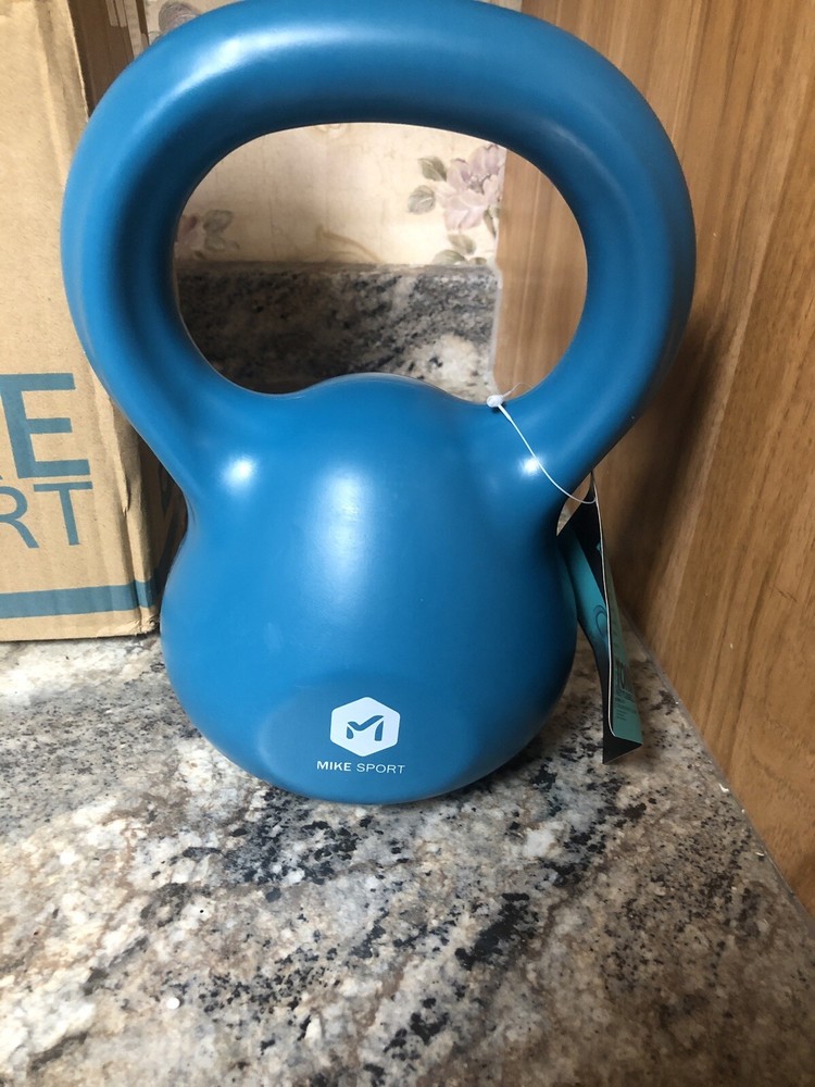Open Box Mike Sport 10lb Blue Kettlebell