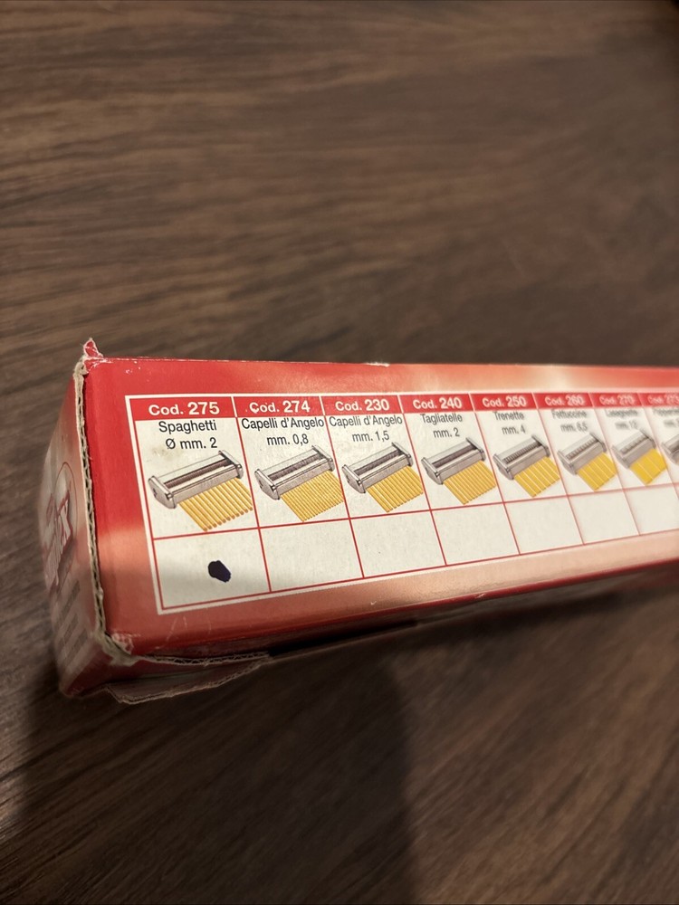 Attachment For Noodle Machine Imperia Simplex SPAGHETTI COD. 275 WITH BOX