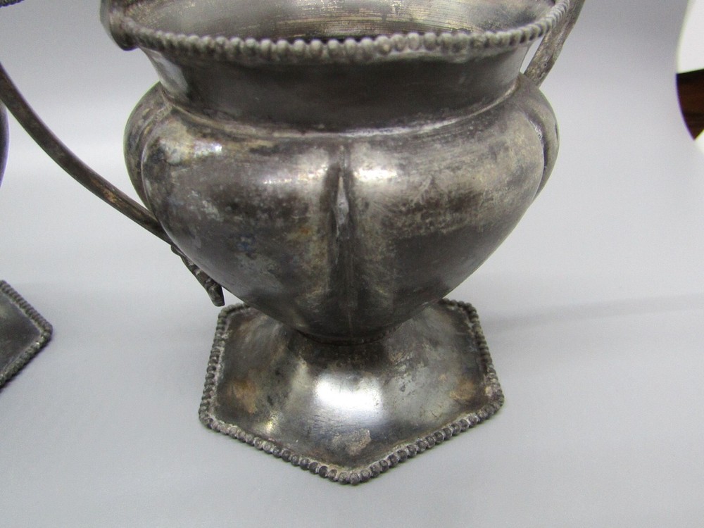 Antique E.G. Webster Sugar Bowl and Creamer