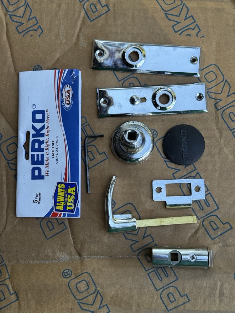 Perko 0567 DP0 CHR TUBULAR LATCH SET