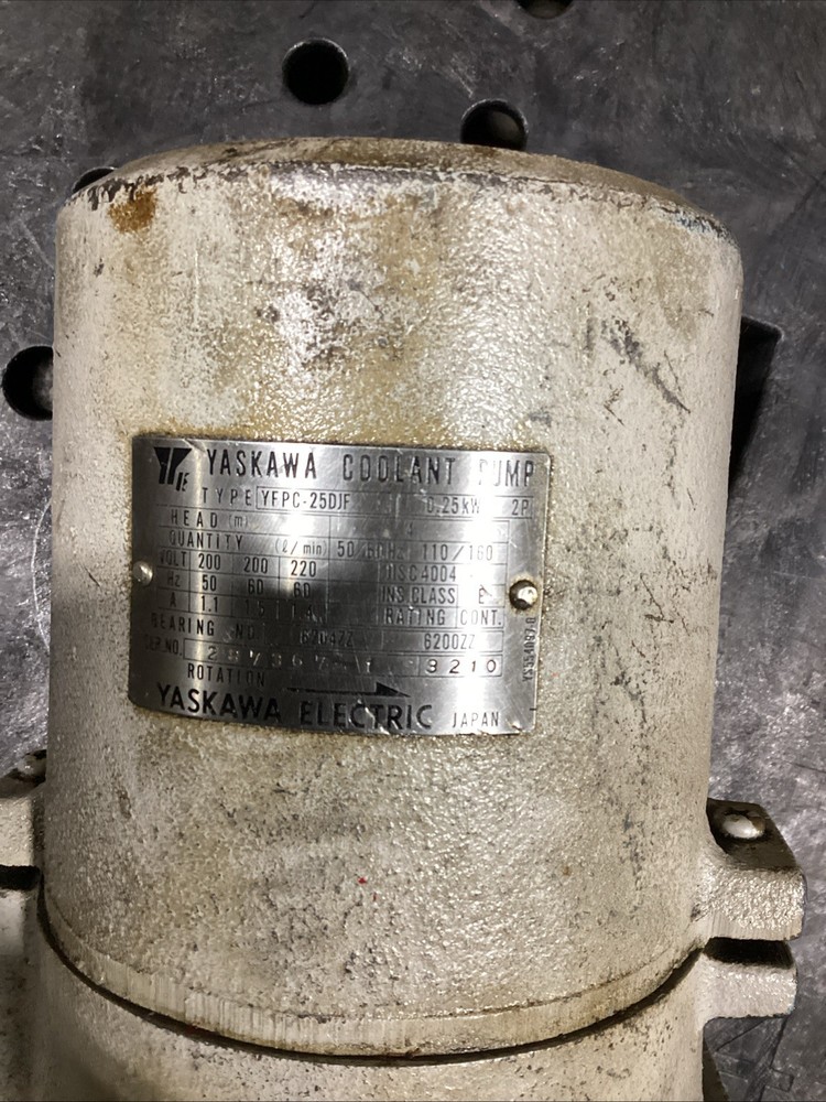 Yaskawa Coolant Pump YFPC-25DJF
