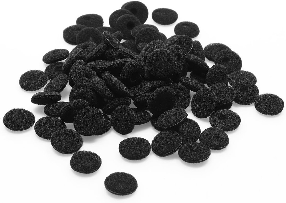 Black Soft Foam Earbuds Cushions Earphone Headphone Cap Protector Sponge Ear Pad