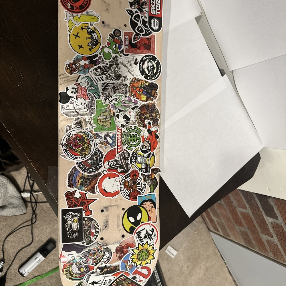 Skateboard Deck - Measures Approximately 7.75” x 31”