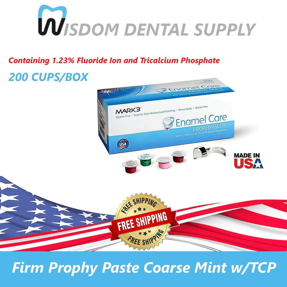 Enamel Care Firm Prophy Paste Coarse Mint w/TCP 200/bx. - MARK3®