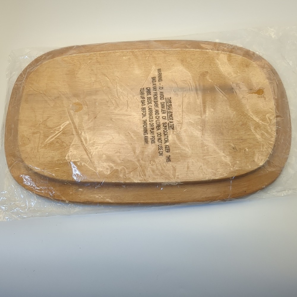 Bear Basket Lid Solid Maple Wood