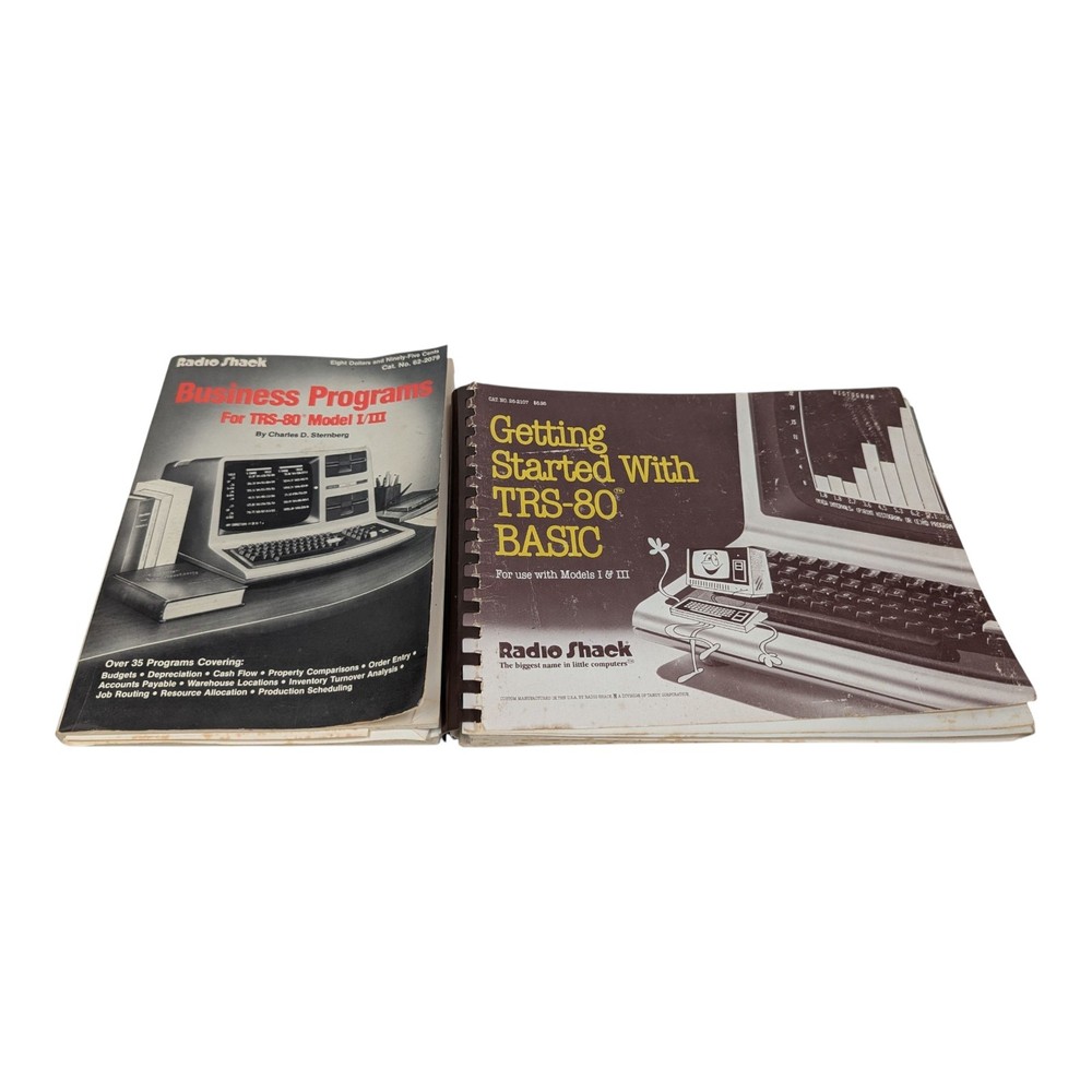 Business Programs for TRS-80 Model I/III And Getting Started With TRS-80 Basic