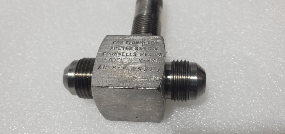 (Badger Meter) Cox Turbine Flow Meter, Model AN 8-6