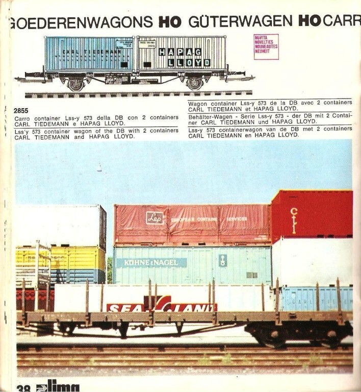catalog LIMA 1970/71 scale HO IT F D E bb