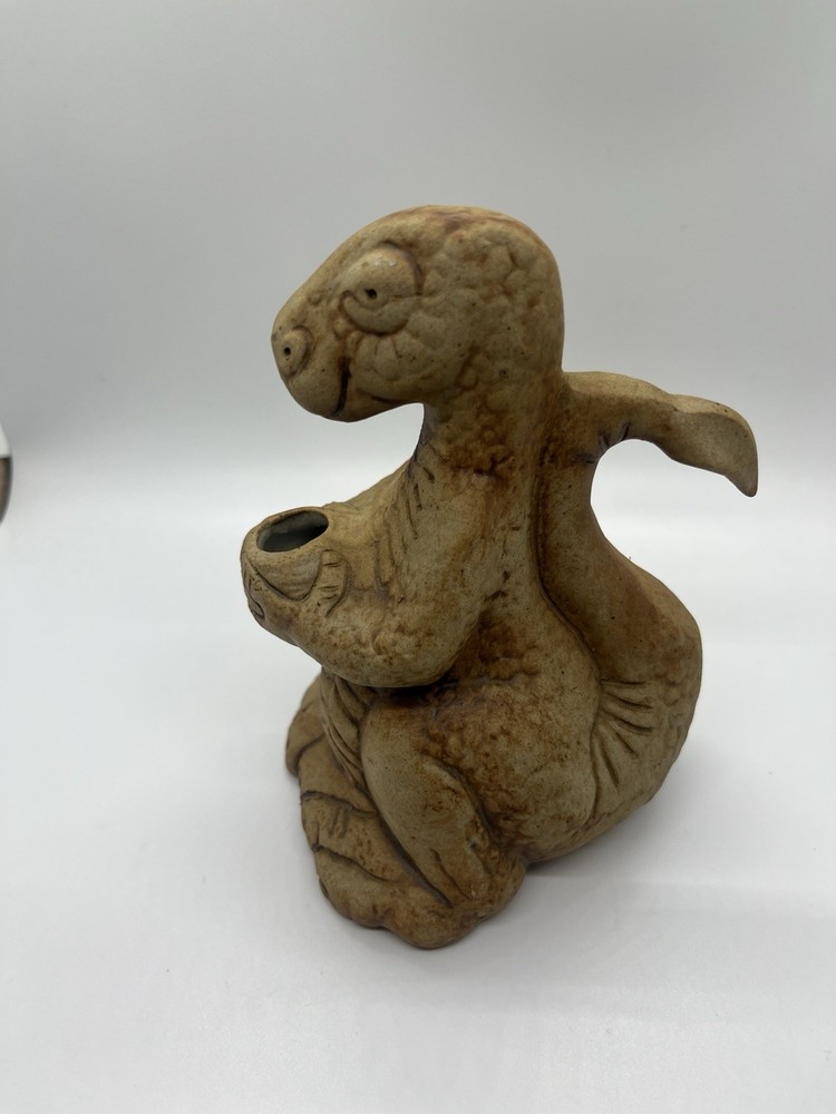 Flat Earth Ceramic Dragon Historic Collectible Cool!