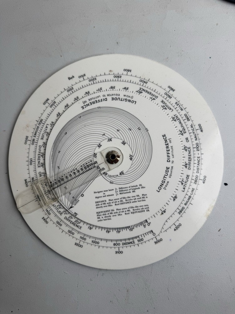 5 US Army Air Forces Flight Time Distance Computer Altitude Correction Air