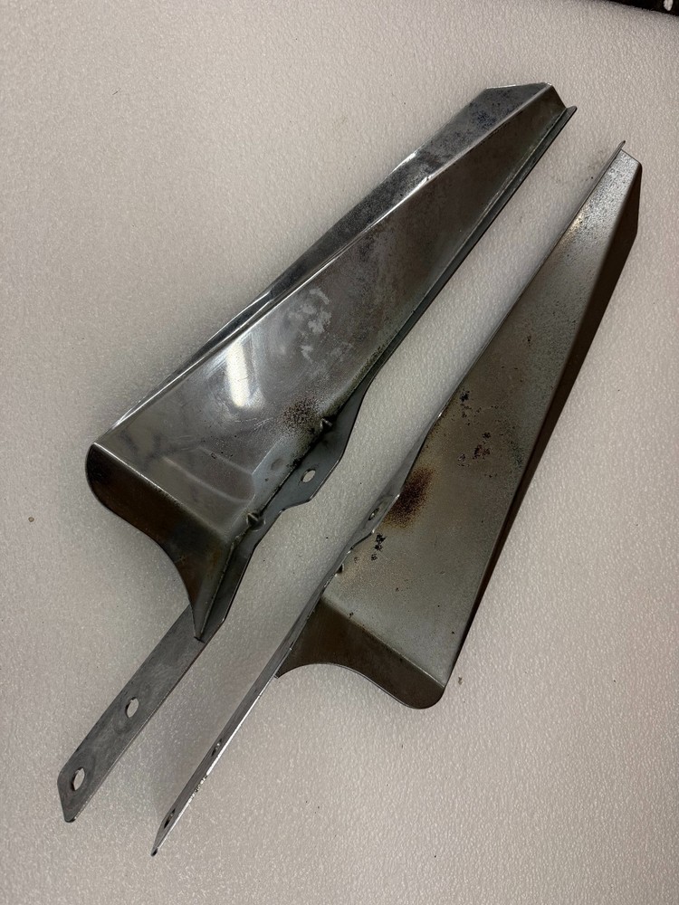 Harley Davidson Softail Front Chrome Fork Guard Covers Pair