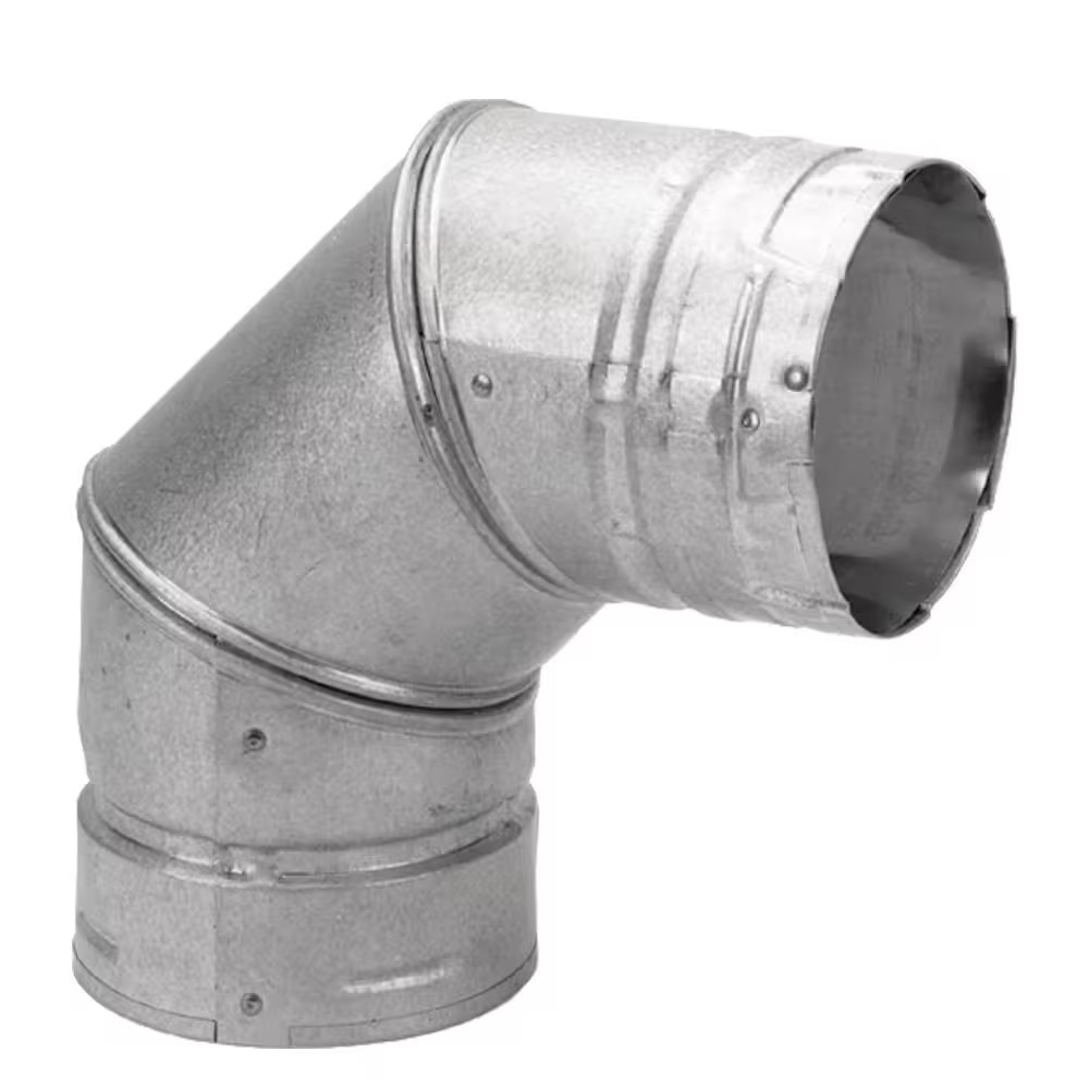 Pelletvent for Multi-Fuel 4In. Diameter 90° Elbow