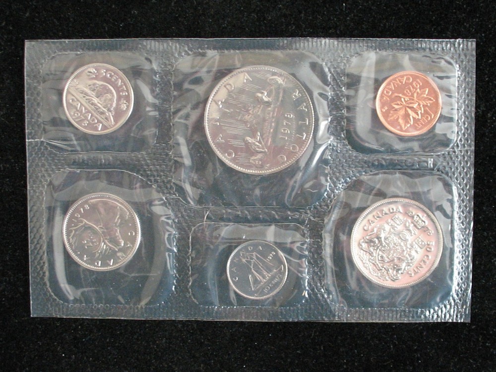 1978 CANADA PROOFLIKE MINT SET * WITH ORIGINAL MINT PACKAGING *