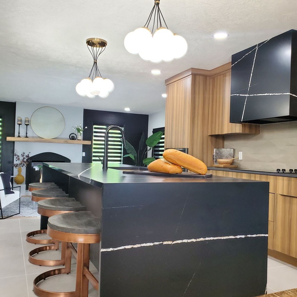 10" Modern Edge Pull Flat Black