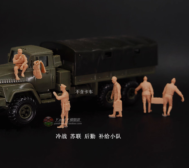 1/72 Resin Soviet logistics supply 5 figures set Unpainted