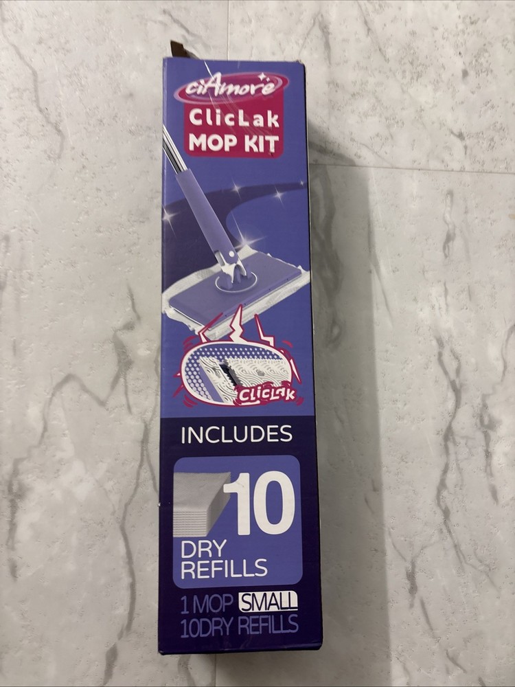 Cliclak Multi-Surface Mop System, Floor Cleaner Mop Kit
