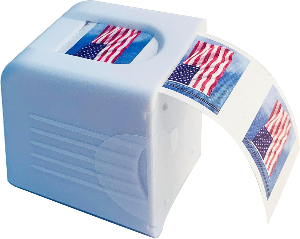 Postage Stamp Roll Dispenser – Stamp Roll Holder for Easy Dispensing