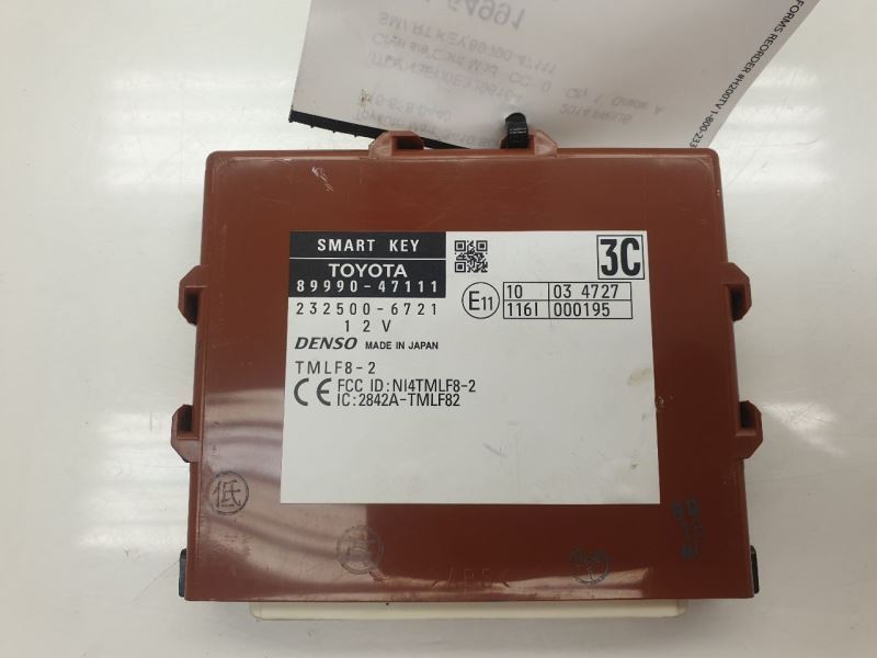12-14 TOYOTA PRIUS THEFT-LOCKING SECURITY CONTROL MODULE ECM ASSEMBLY