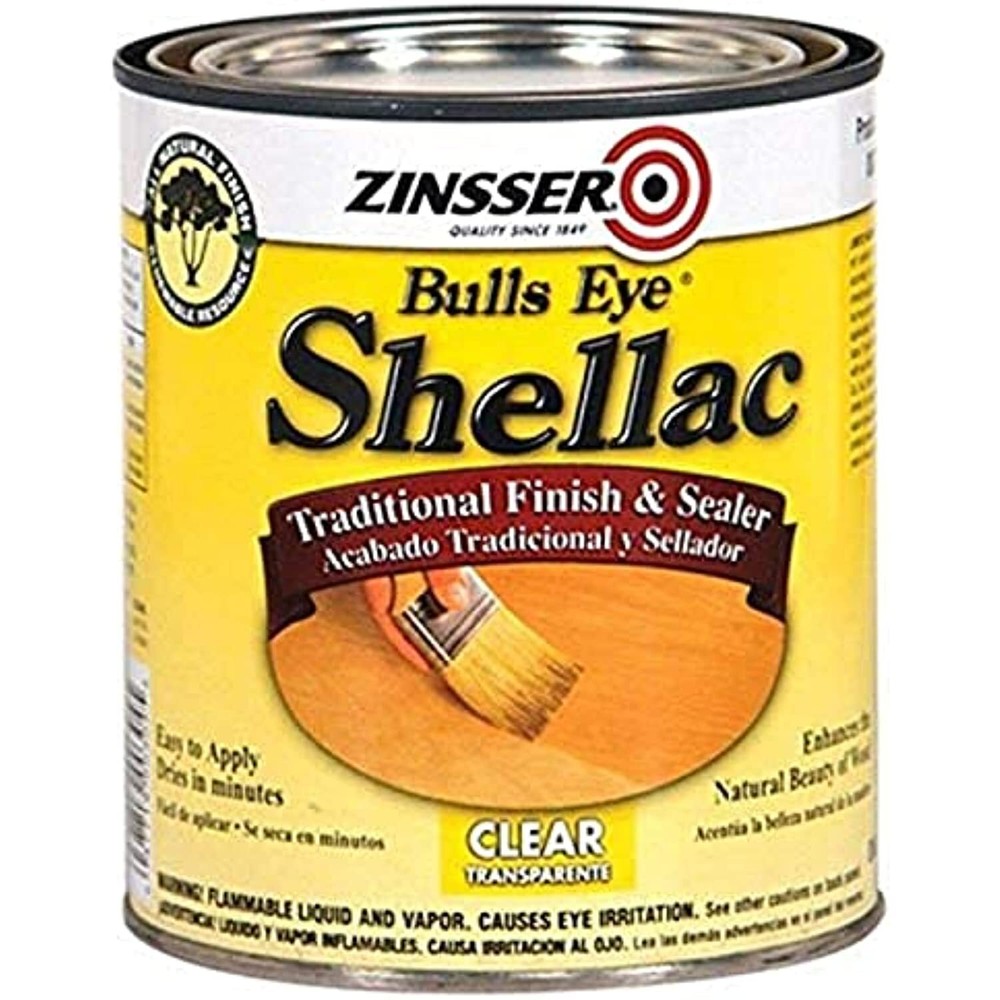 Rust-Oleum Zinsser 304H 1-Quart Bulls Eye Clear Shellac