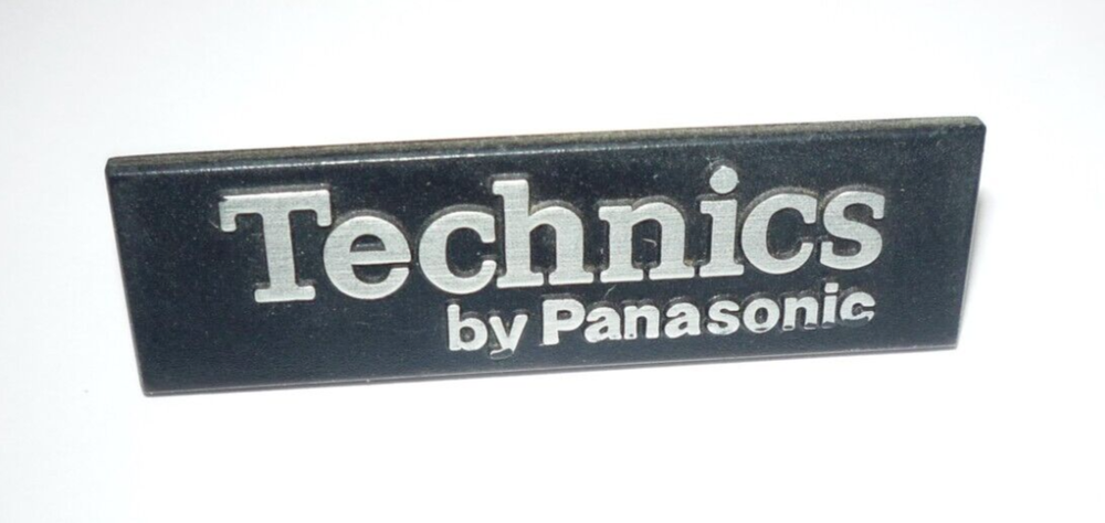 Technics Turntable SL-23 emblem PLATE name tag - NICE LOGO