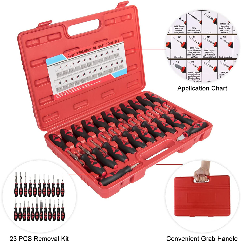 Universal Terminal Release Tool Set, Wire Terminal Electrical Connector Removal