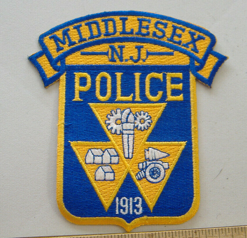 MIDDLEESEX NEW JERSEY   POLICE FABRIC PATCH