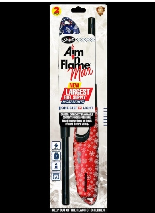 Lot Of 4 Aim N Flame Max Lighter 2 Pack