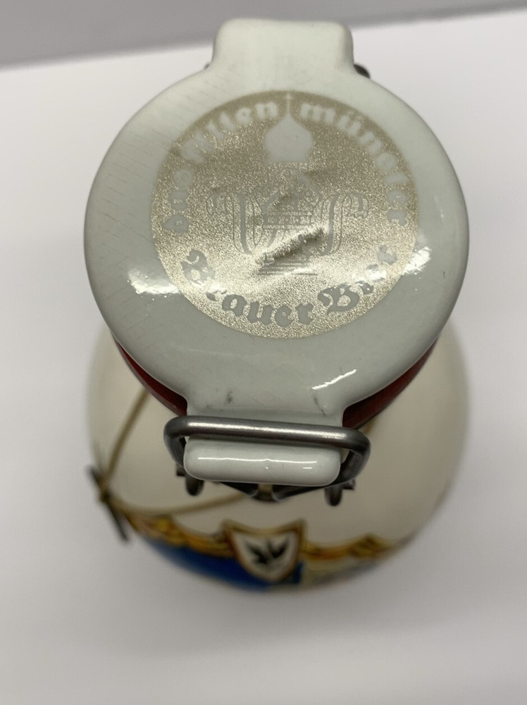German Style Swing Top Ceramic Growler With Handle 2 Liter