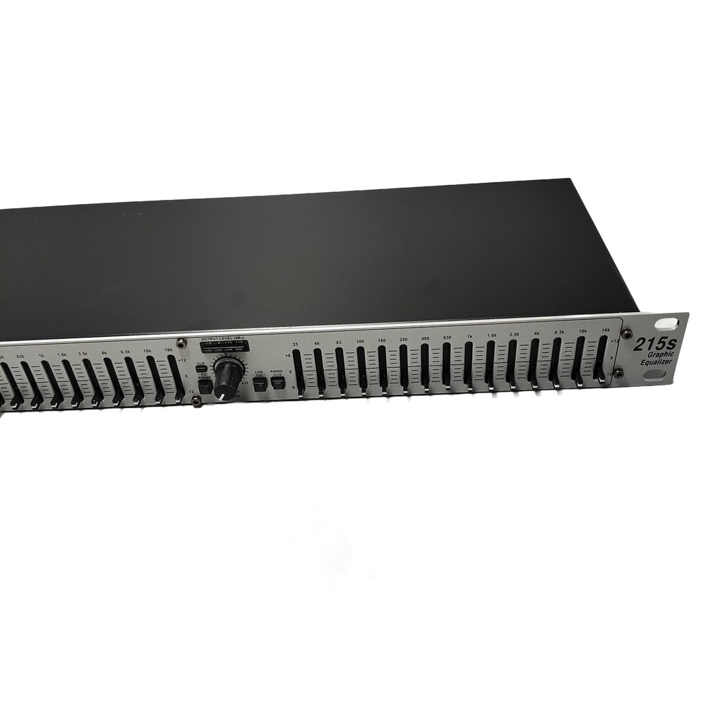 DBX 215s Dual Channel 15-Band Graphic Equalizer Switchable ±6 or ±15 dB