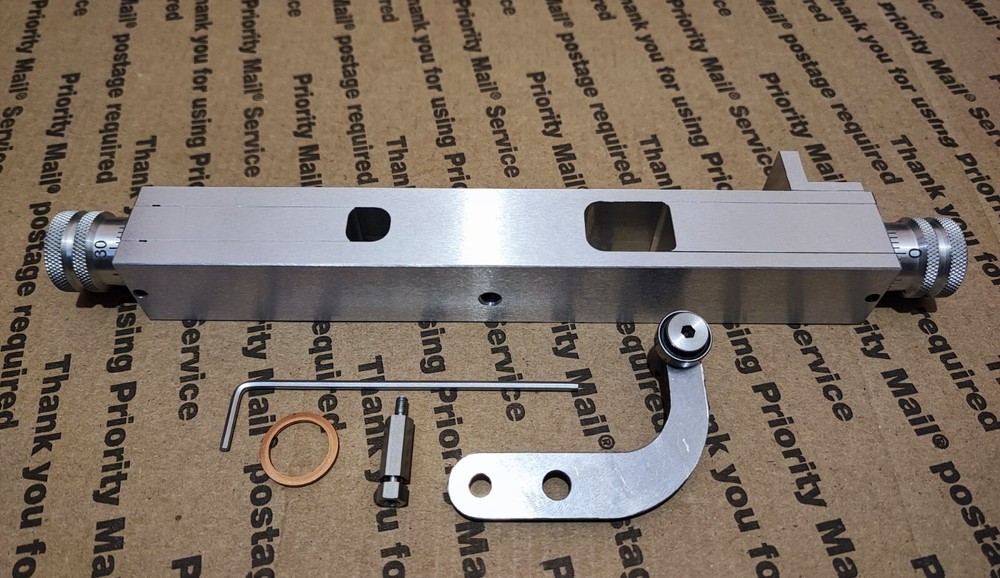 ALUMINIUM ADJUSTABLE UNIVERSAL CHARGE BAR D /DS FOR MEC PROGRESSIVE RELOADER