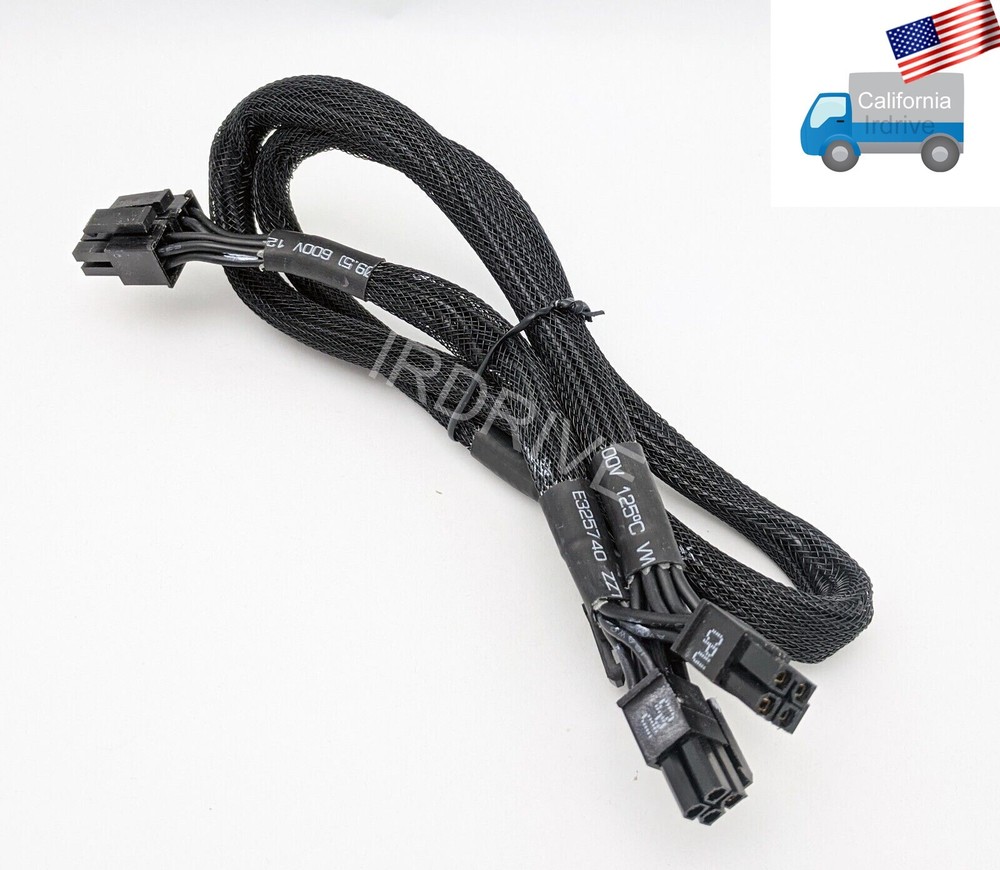 Fully Modular Sleeved 4+4pin CPU Cable Set for PowerSpec® PSX850GFM PSU