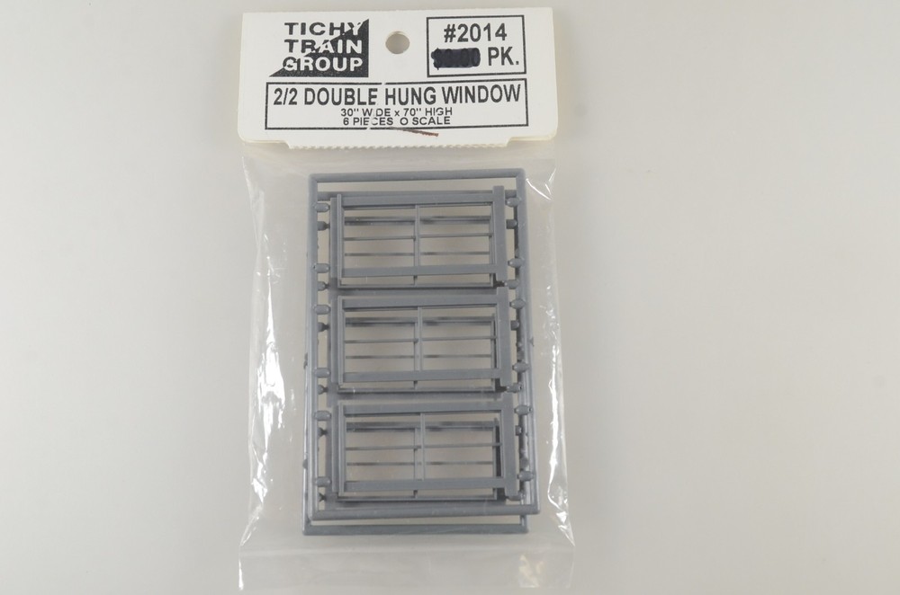 Tichy Train Group O 2/2 Double Hung Windows - 2014