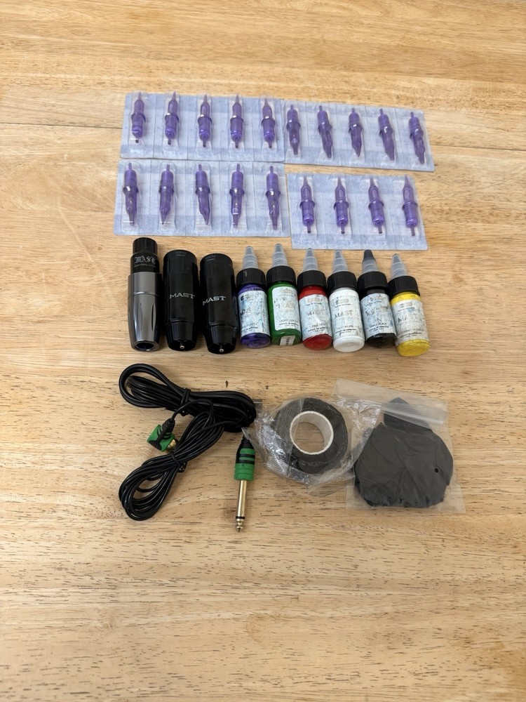 Mast Tour Wireless Tattoo Gun Machine Kit