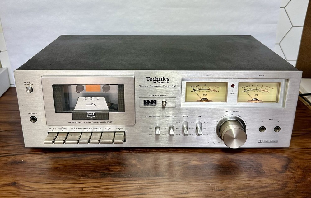 Technics 1970s RS-615US Cassette Deck | Working | Silver Face | Great Condition
