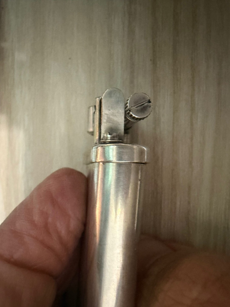 Dunhill Engine Turned Silver Plated Lighter 113267