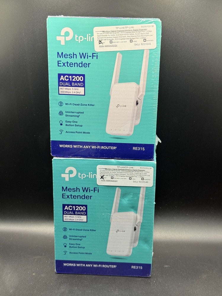 TP-LINK RE315 AC1200 Extender