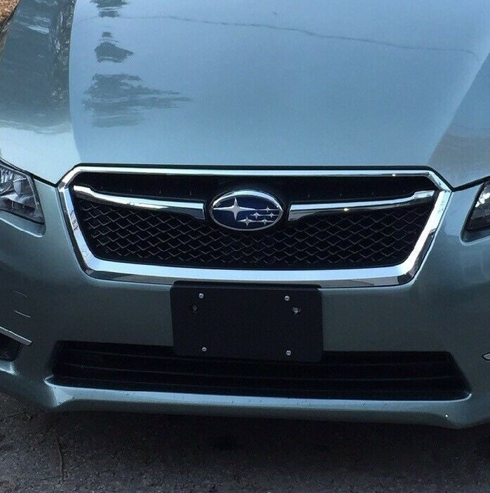 Bumper Rectangular Holes License Plate Kit Bracket for SUBARU Forester 2009-2013