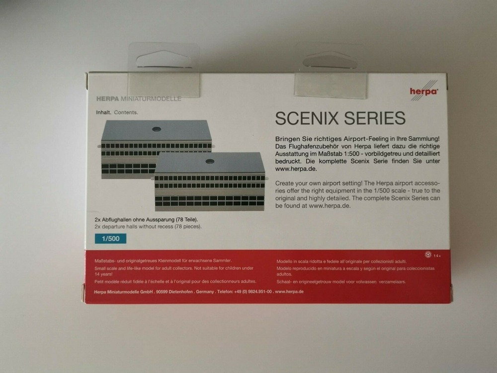 Herpa 1:500 2 Departure Hall
