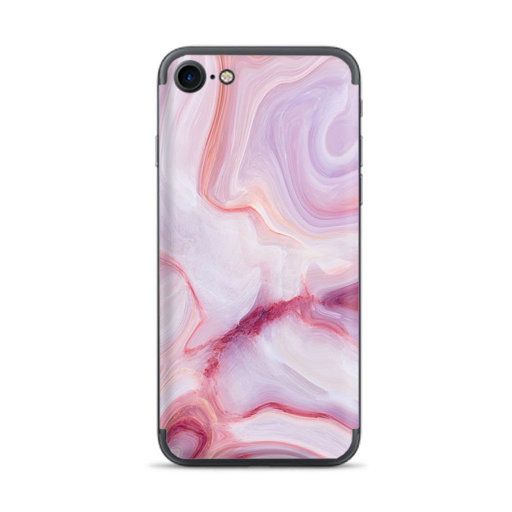 Apple iPhone 7 / 8 Skins Decal Wrap Pink Stone Marble Geode