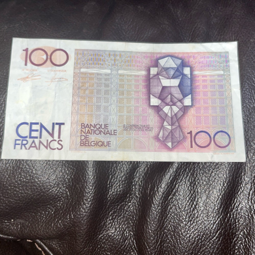 BELGIUM BANK NOTE 100 CENT FRANCS FRANK
