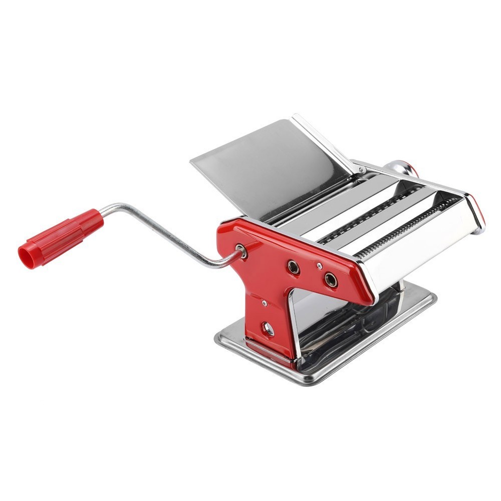 Stainless Steel Pasta Maker Machine w/ 6-Adjustable Thickness Settings