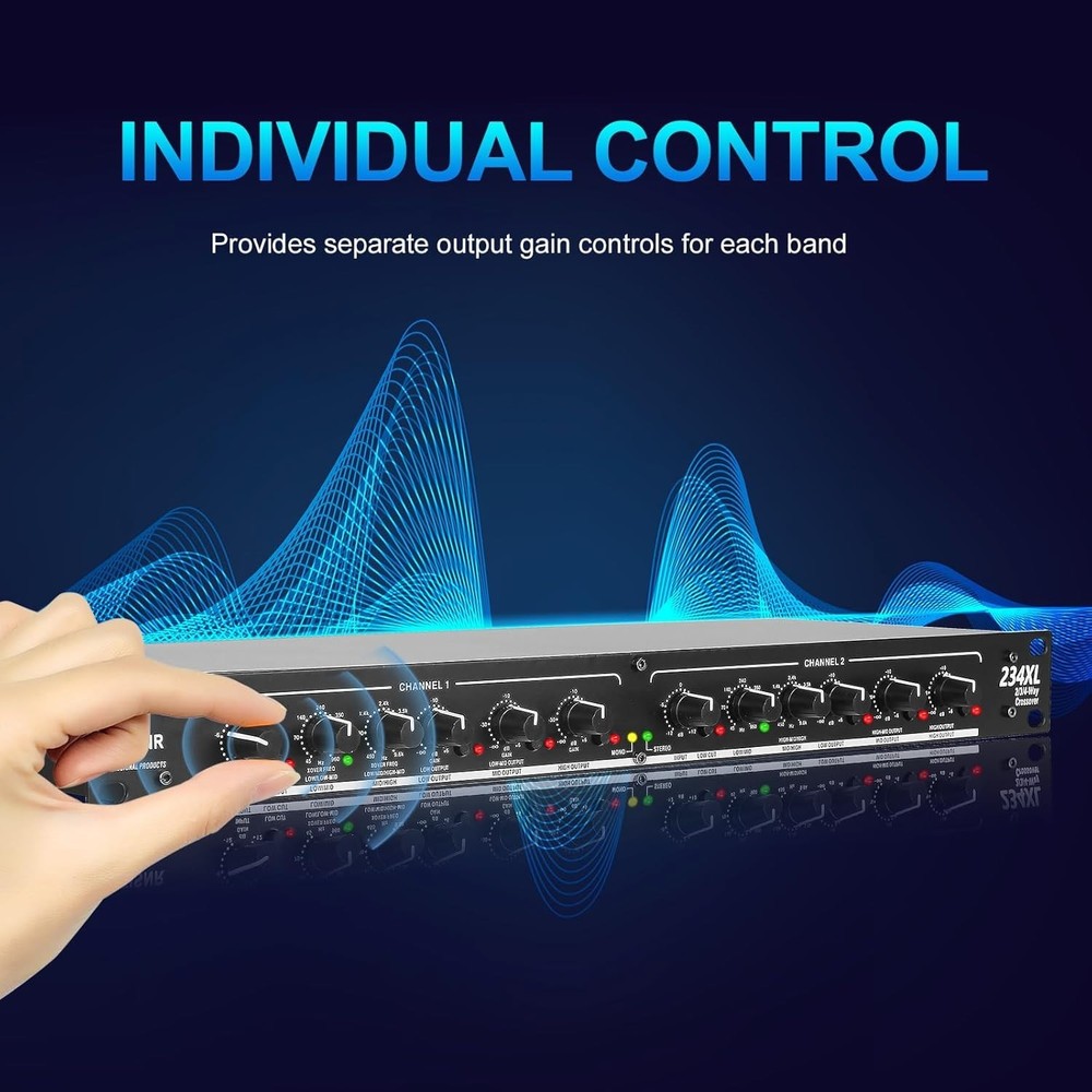 Professional Stereo Crossover XLR Input/Output=