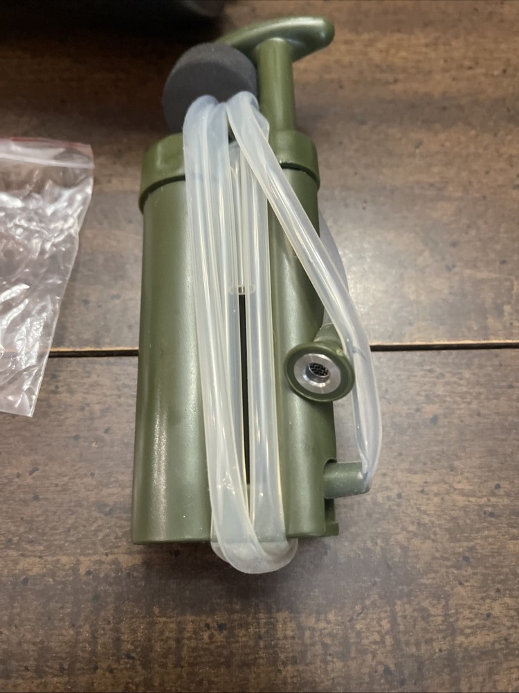 Soldier Water Filter Outdoors Camping Survival With Case Instructions