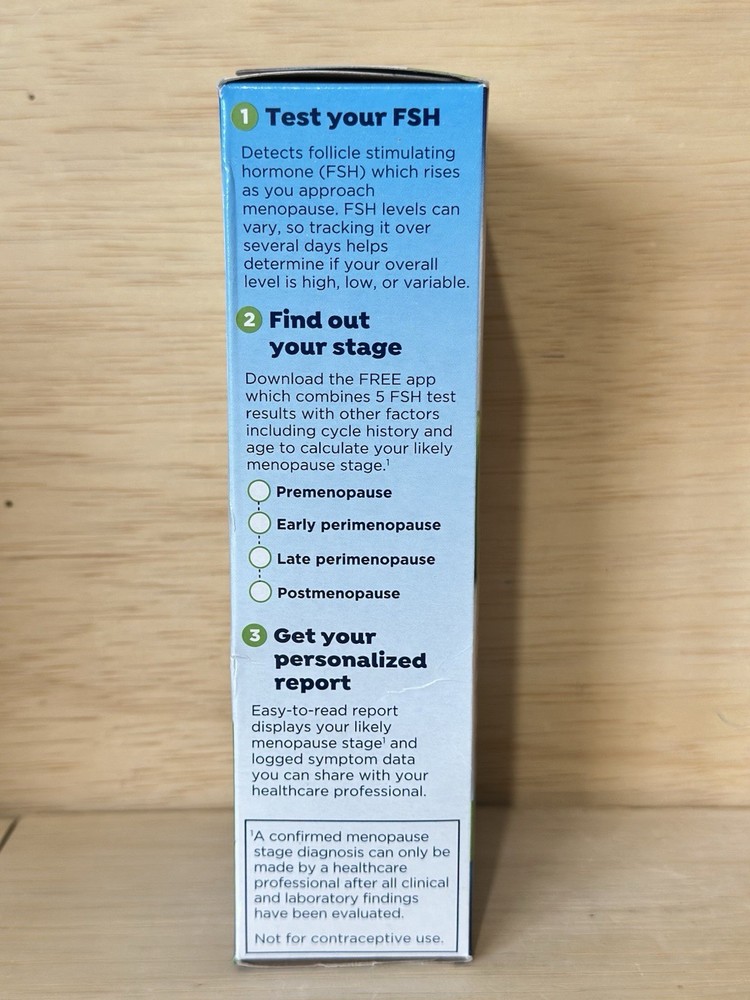 Clearblue Menopause Stage Indicator - 5 Test Sticks Exp 06/26