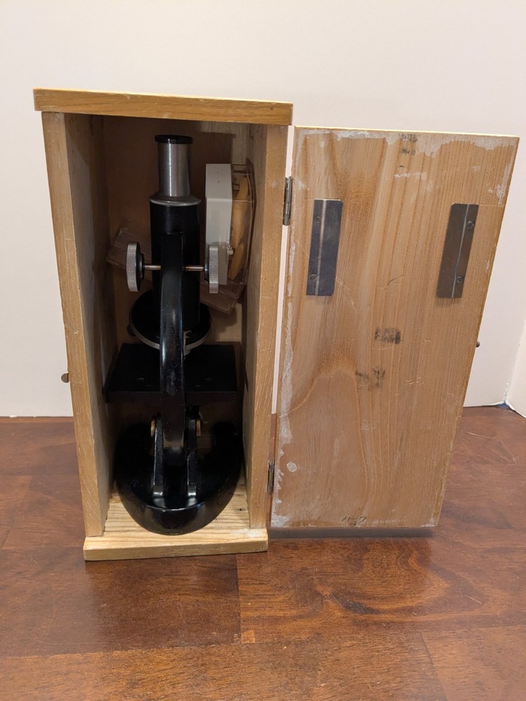 Vintage Precision Optical Microscope Model 635